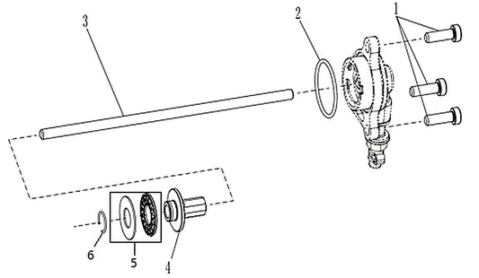MX450 – Hydraulic Clutch exploded diagram