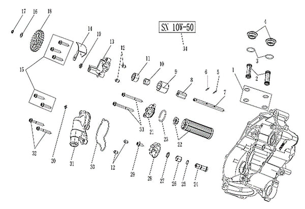 MX450 – Water/Oil Pump