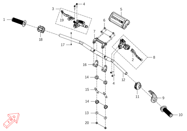 MX450 – Handlebar