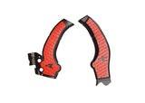 Kove 800X - R-Tech Grippy Frame Guards - Red & Black